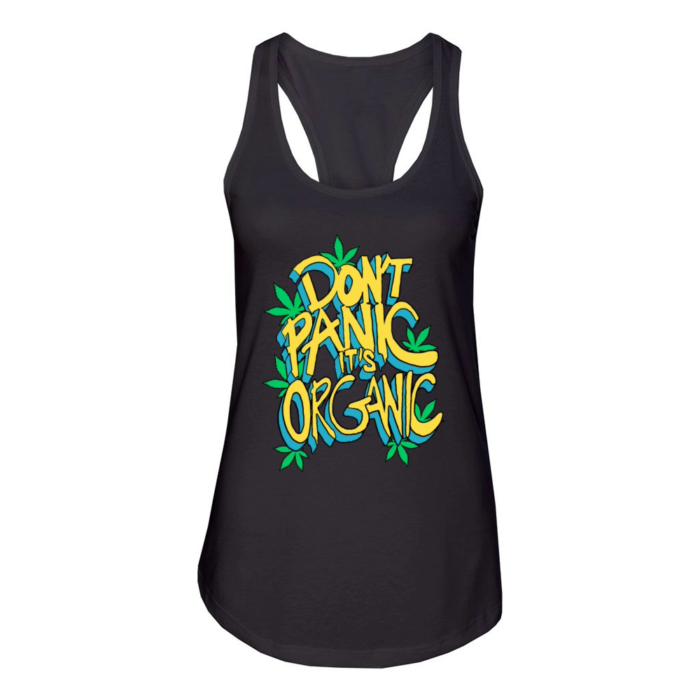 Dont Panic Its Organic Women's Racerback Tank