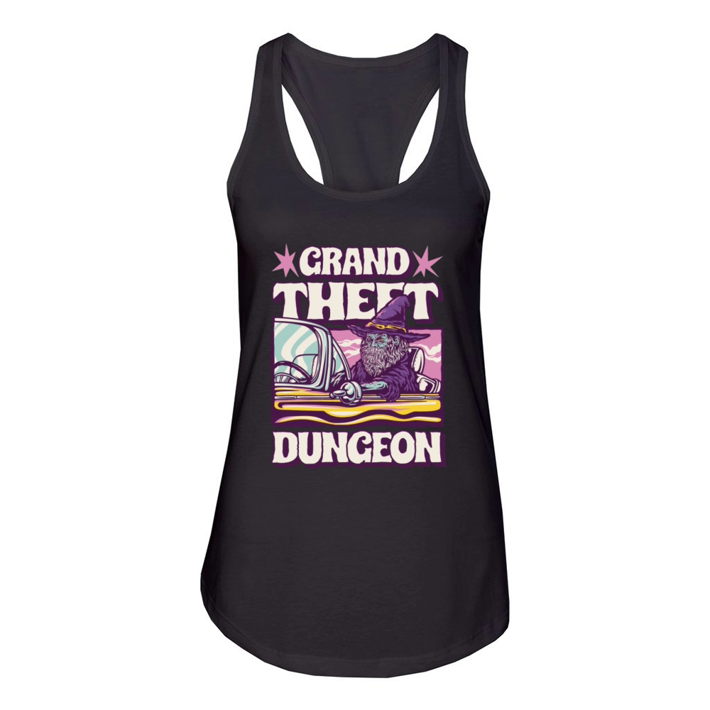 Grand Theft Dungeon Women's Racerback Tank