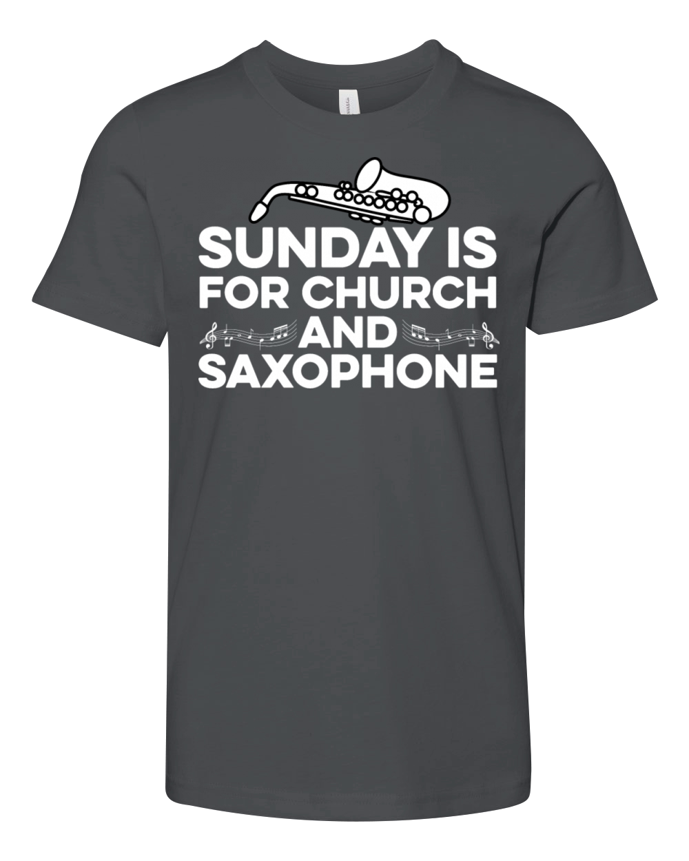 Church and Saxophone Choir Member Gift Youth Unisex Jersey Tee