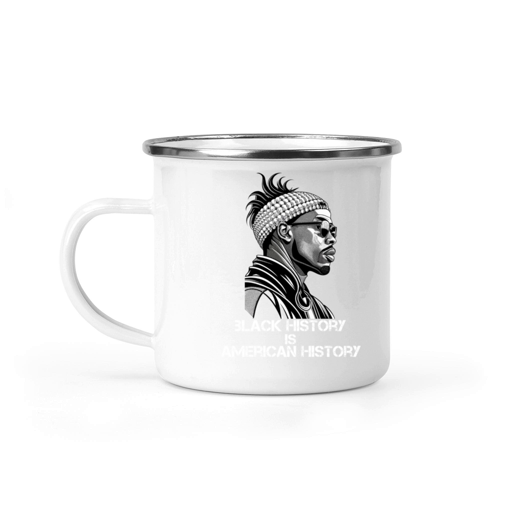 black history is american history t-shirt design Camping Mug