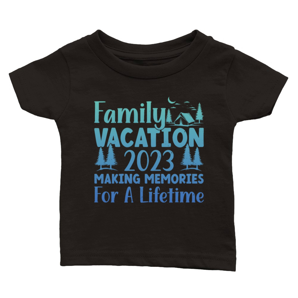 Summer Family Vacation Making Memories Classic Baby Crewneck T-shirt