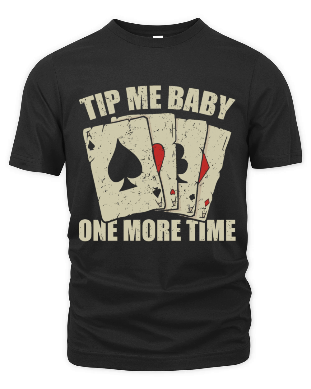 Poker Dealer Tip Me Baby Gambling Organic Unisex T-shirt
