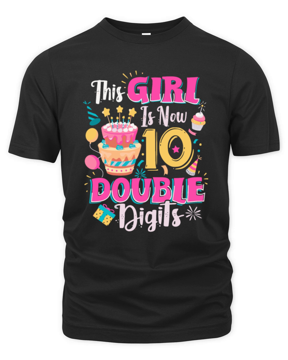 The Girl Is Now 10 Double Digits Organic Unisex T-shirt