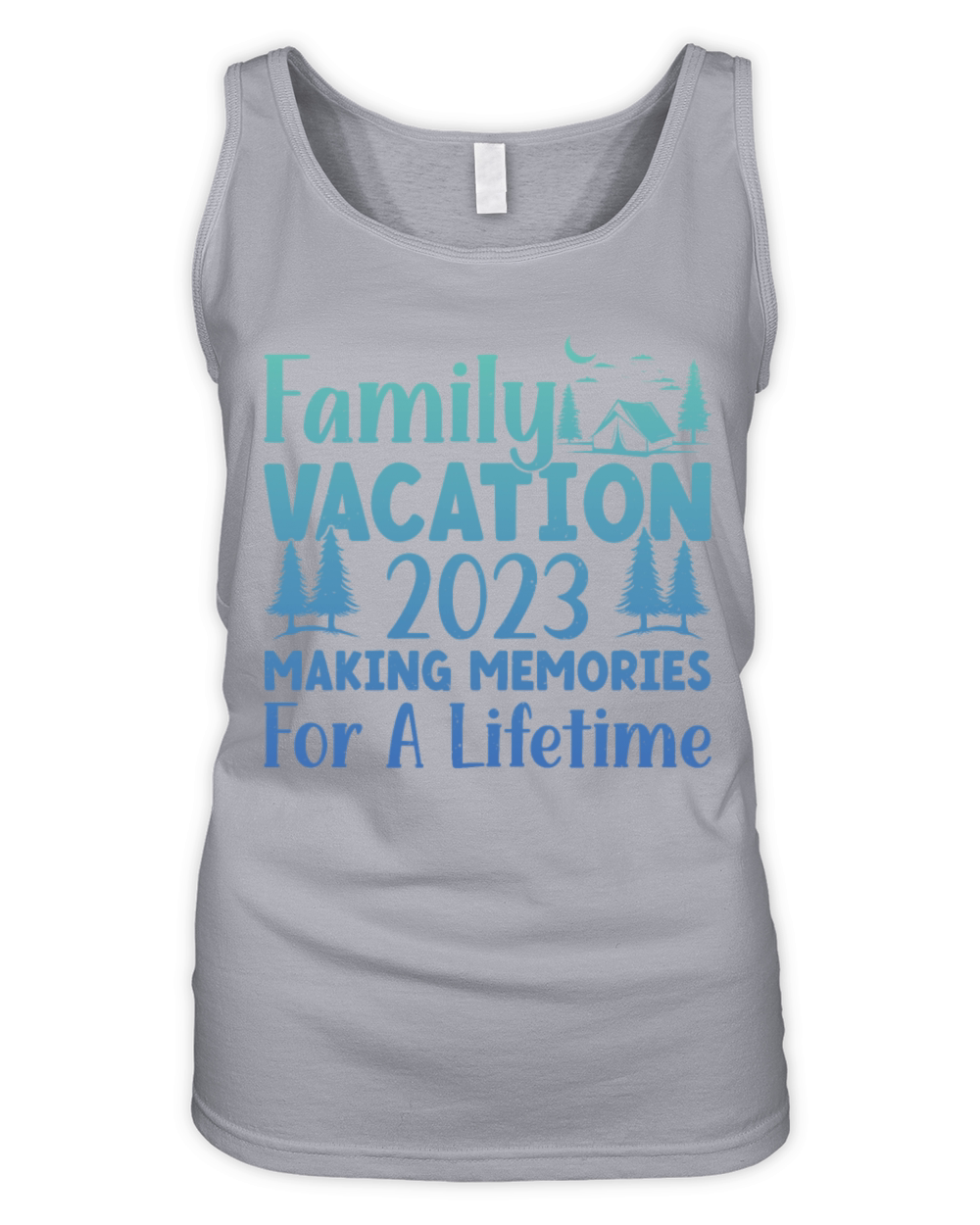 Summer Family Vacation Making Memories Organic Women's Tank Top