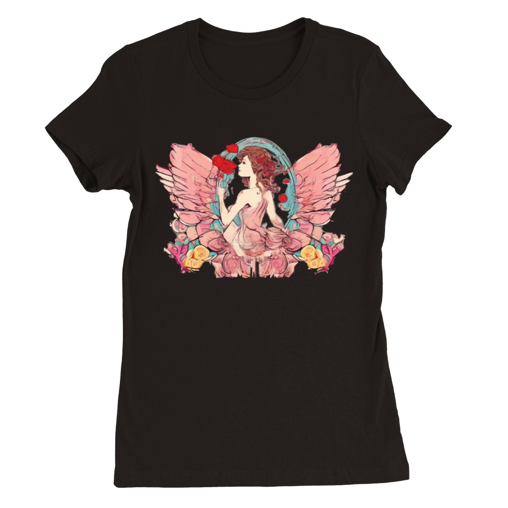 cupid Premium Womens Crewneck T-shirt
