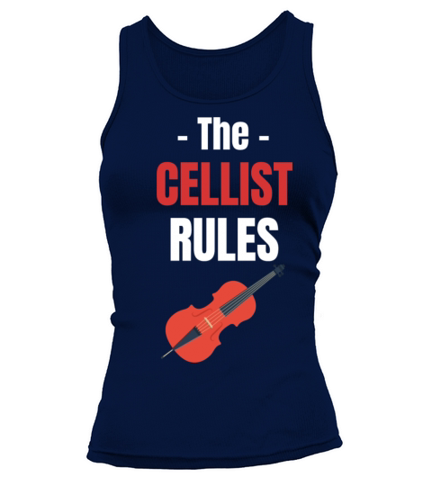 The Cellist Rules Musical Orchestra Guitarist Tank top Woman