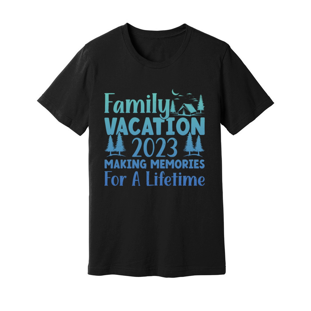 Summer Family Vacation Making Memories Unisex Jersey Tee