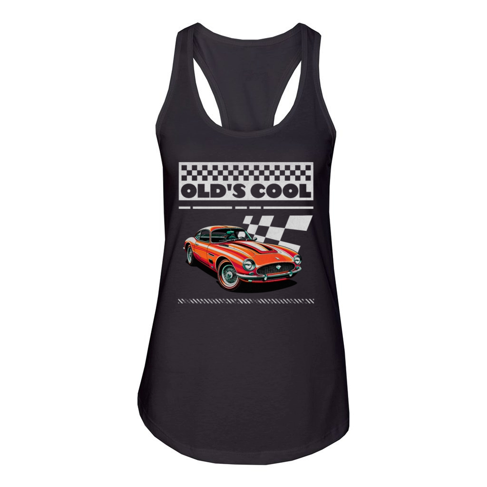 Olds Cool Vintage Car Women's Racerback Tank