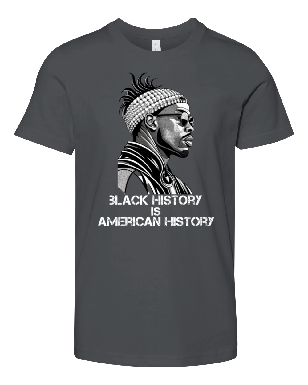 black history is american history t-shirt design Youth Unisex Jersey Tee
