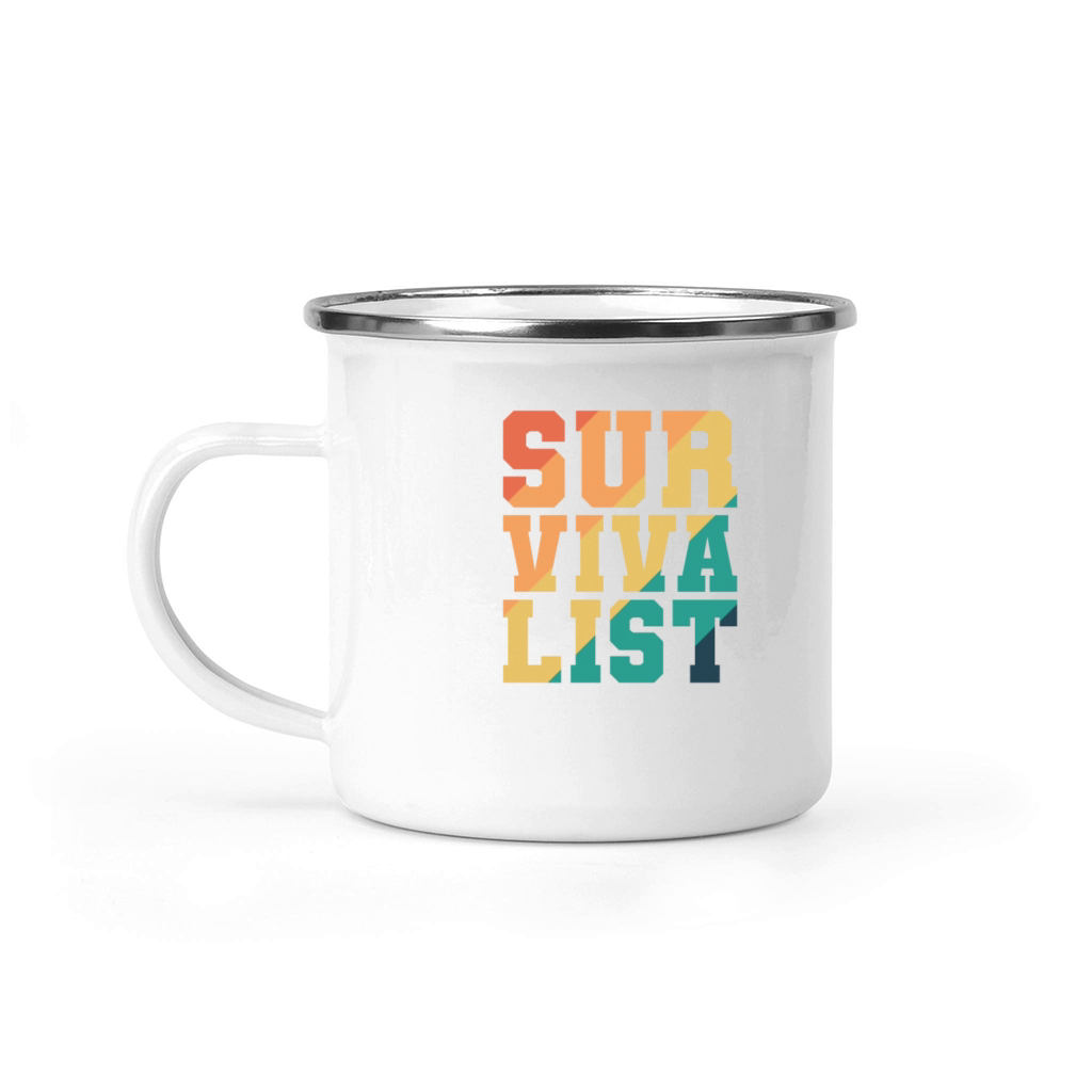 Survivalist Activity Wilderness Campfire Camping Mug