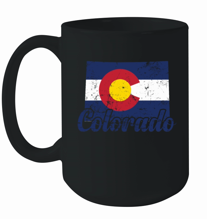 Colorado State Outline Map USA Ceramic Mug