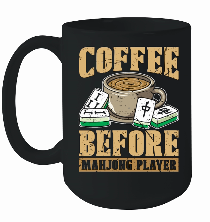 Mahjong Player Coffee Chinese Mahjong Coffee Lover Ceramic Mug