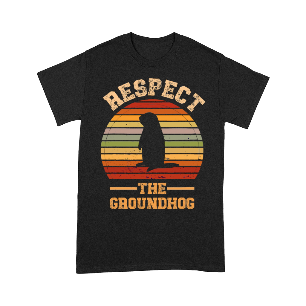Retro Vintage Respect The Groundhog Holiday Comfort T-shirt