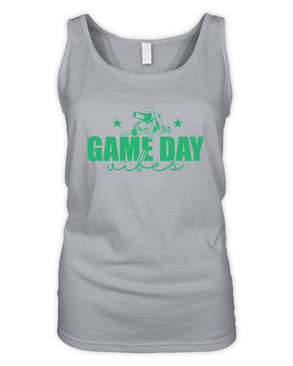 Game Day Vibes Show Story Ring Organic Women's Tank Top
