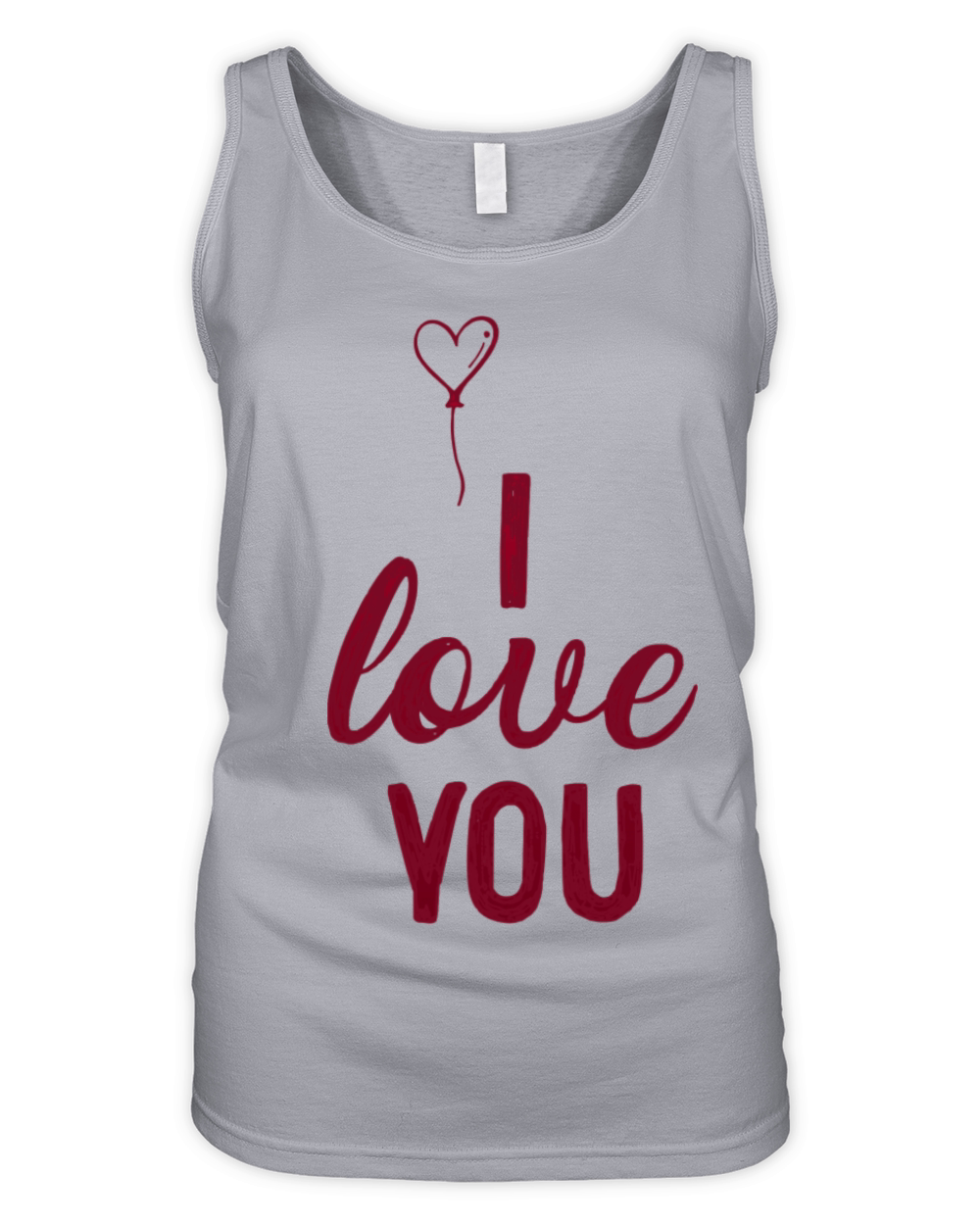 i love you Organic Women's Tank Top