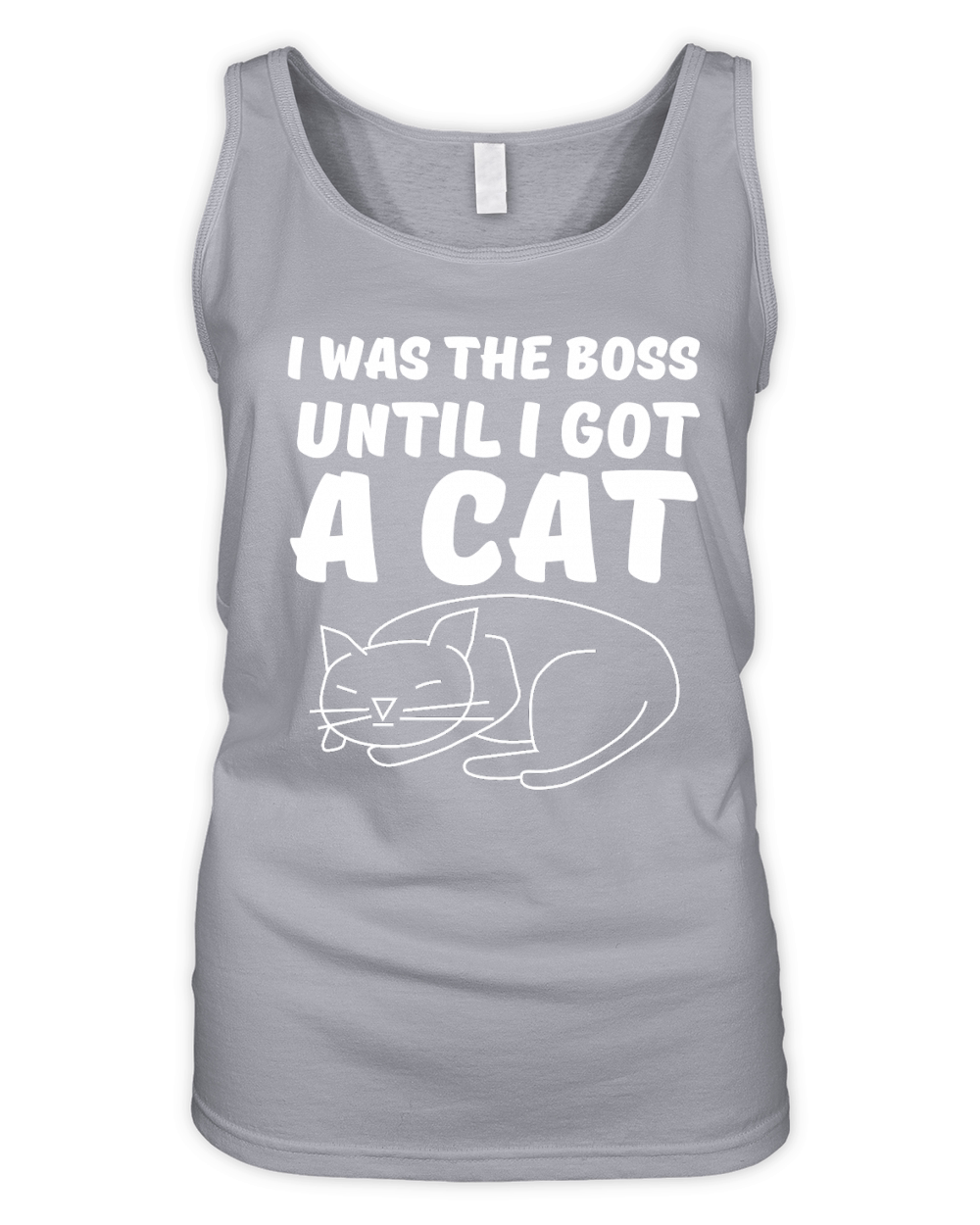 I Was The Boss Until I Got A Cat Organic Women's Tank Top