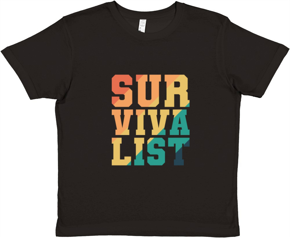 Survivalist Activity Wilderness Campfire Premium Kids Crewneck T-shirt