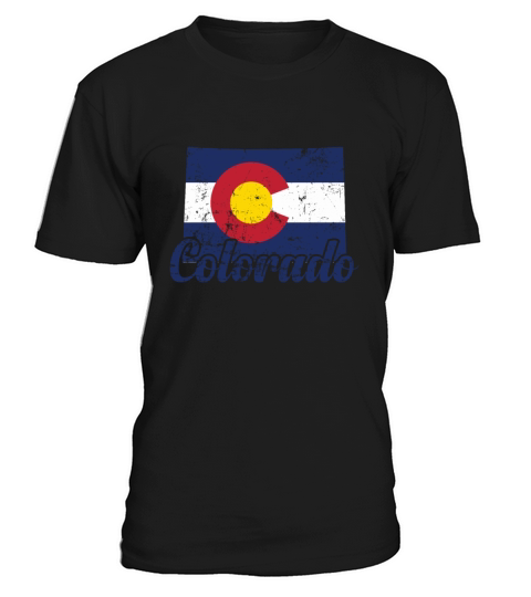 Colorado State Outline Map USA T-Shirt Unisex