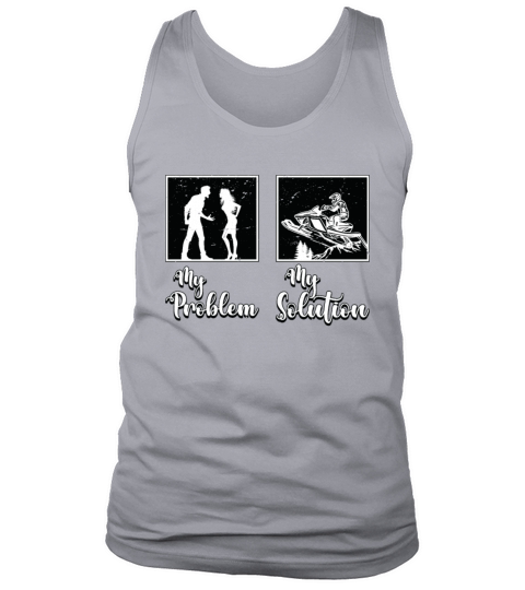 Snowmobile Racing My Problem My Pictogram Mom Dad Tank Top Unisex