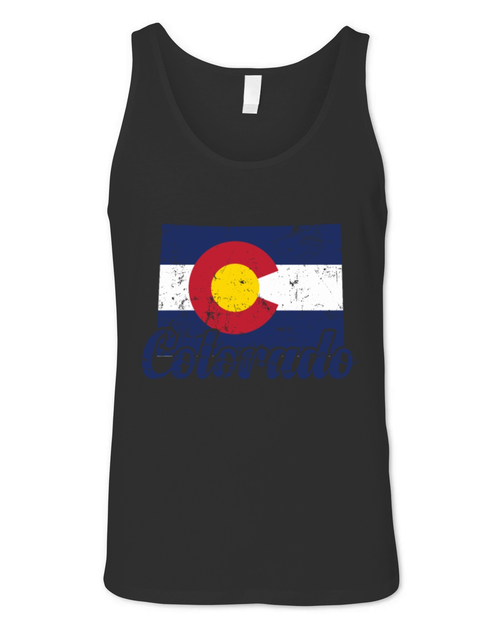 Colorado State Outline Map USA Unisex Jersey Tank