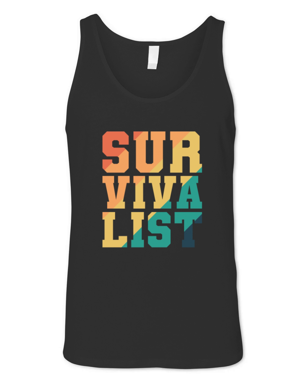 Survivalist Activity Wilderness Campfire Unisex Jersey Tank