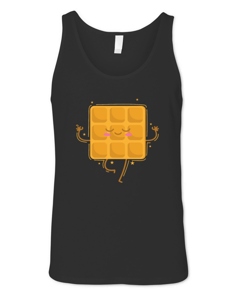 yoga Waffle Dough Pastry Snack Baker Unisex Jersey Tank