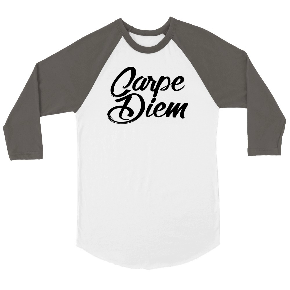 Carpe diem Unisex ¾ sleeve Raglan T-shirt