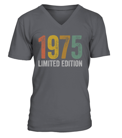 Birthday 1975 Limited Edition V-Neck T-shirt