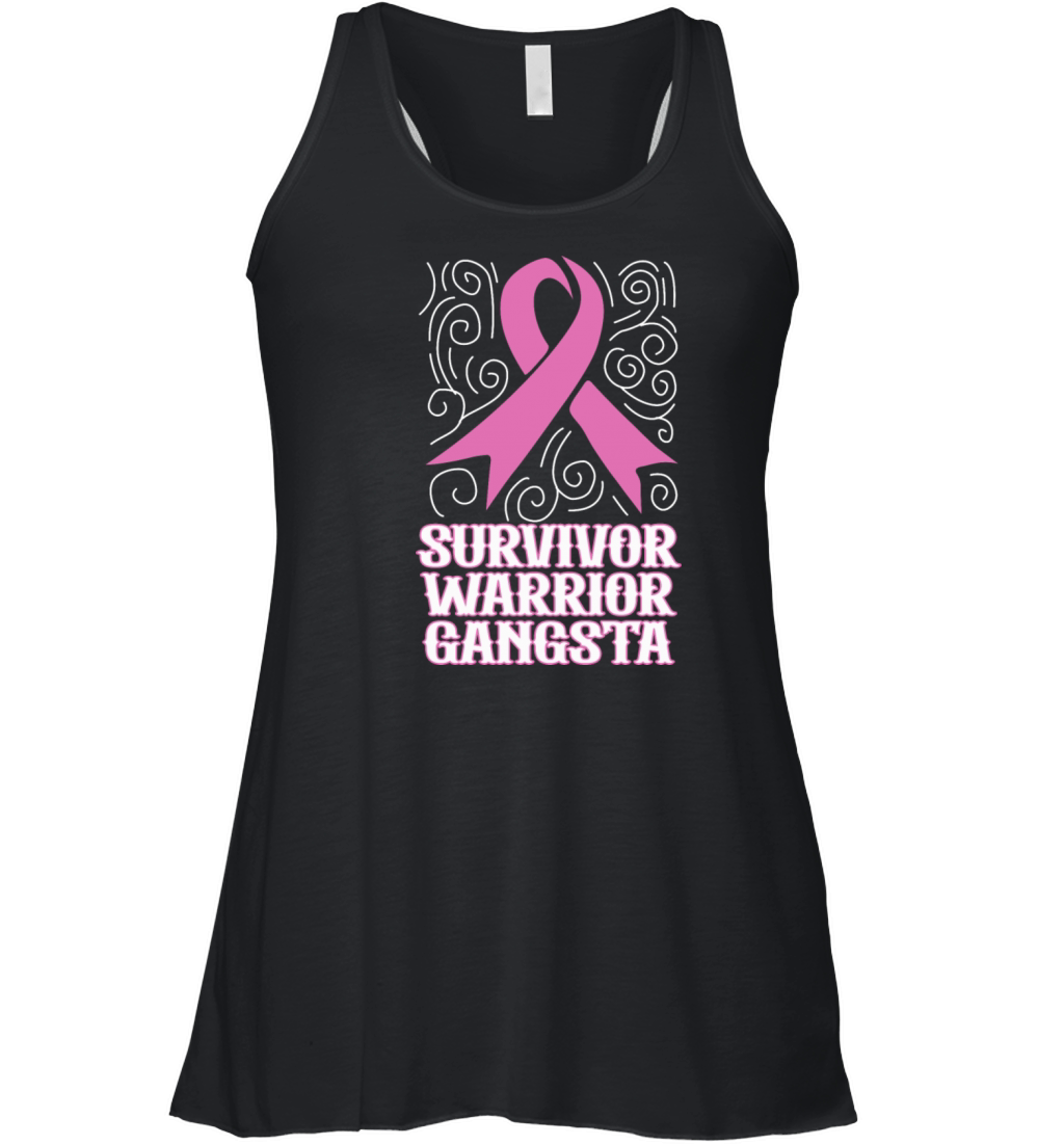 SURVIVOR WARRIOR GANGSTA Women's Flowy Tank Top