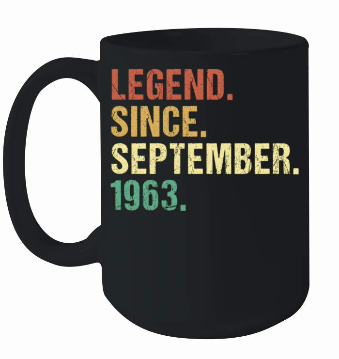Legend Since September 1963 60Th 60 Ceramic Mug