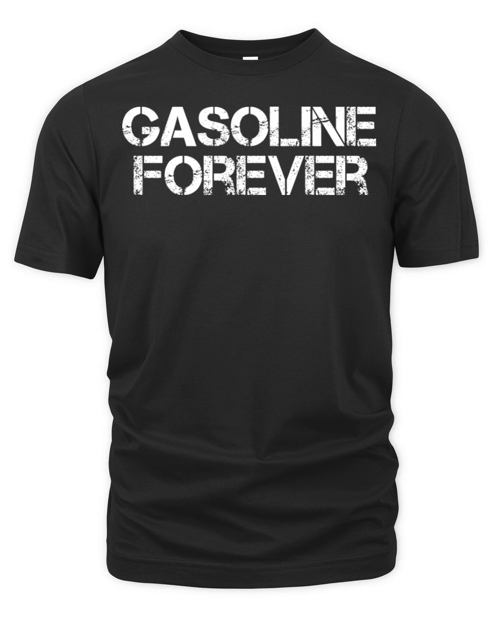 Gasoline Forever Funny Fuel Gas Cars Mechanic Organic Unisex T-shirt