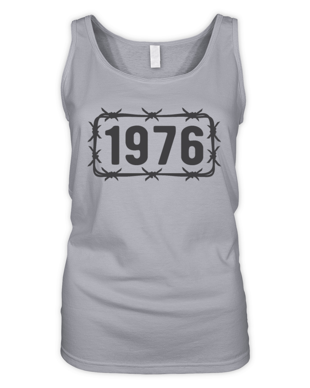 Birthday Vintage 1976 Barbed Wire Organic Women's Tank Top
