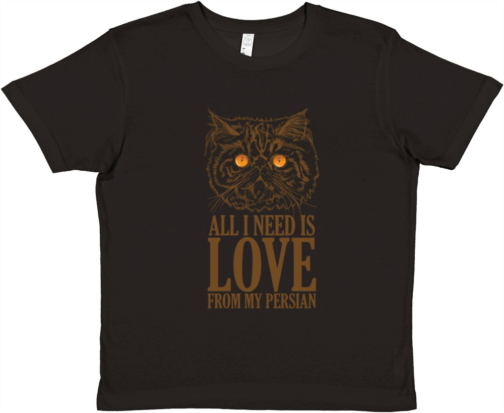 All I Need is Love from my Persian Cat Premium Kids Crewneck T-shirt