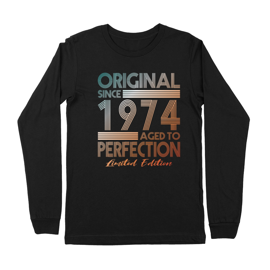50th birthday vintage 1974 original since 1974 Premium Long Sleeve