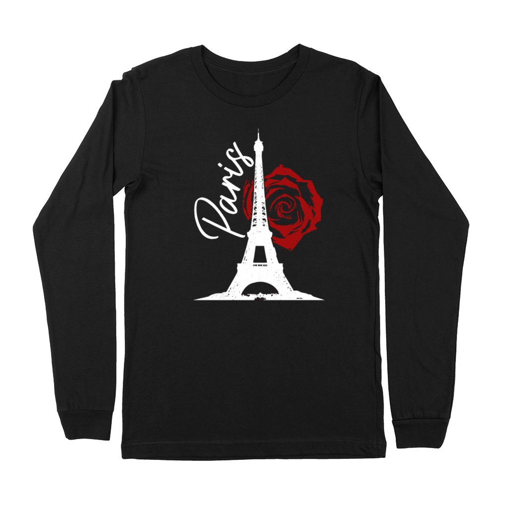 Paris France Eiffel Tower Souvenir Premium Long Sleeve