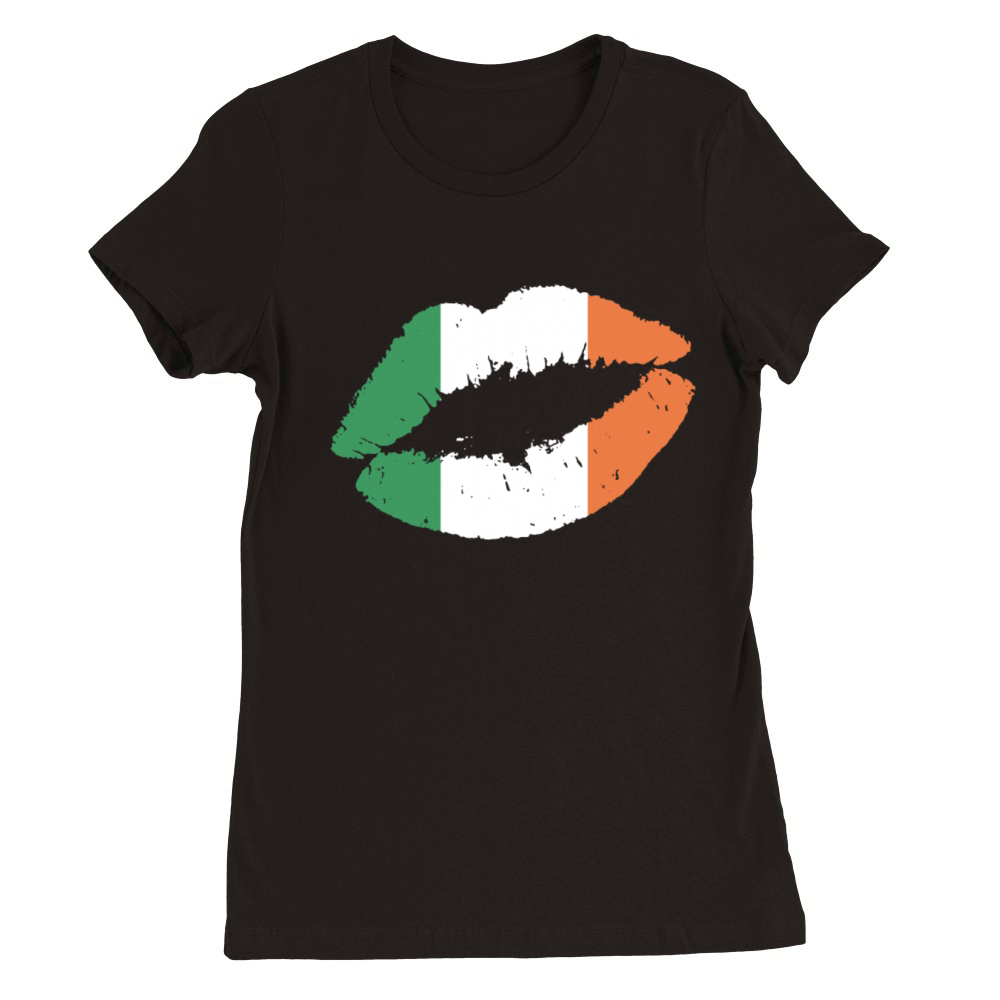 Ireland Dublin UK Irish Souvenir Gift Premium Womens Crewneck T-shirt