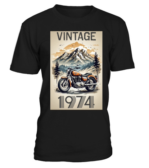 vintage 1974 hiking classic motorcycle racing T-Shirt Unisex