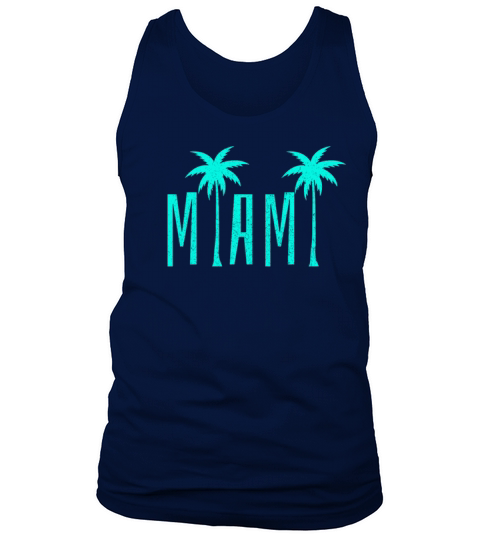 Miami Beach Florida Retro Vintage Tank Top Unisex