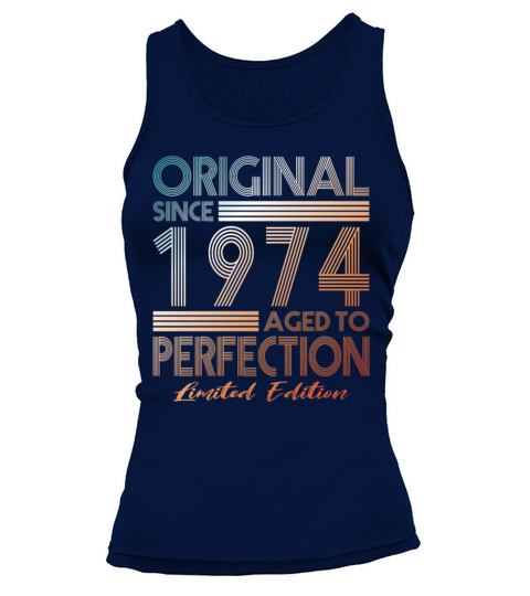 50th birthday vintage 1974 original since 1974 Tank top Woman