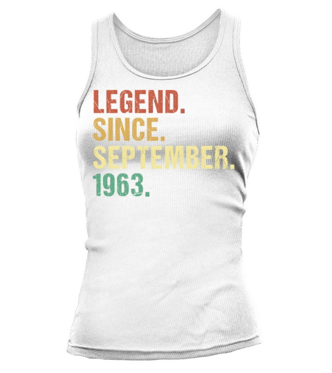 Legend Since September 1963 60Th 60 Tank top Woman
