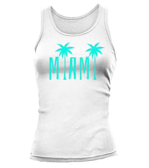 Miami Beach Florida Retro Vintage Tank top Woman