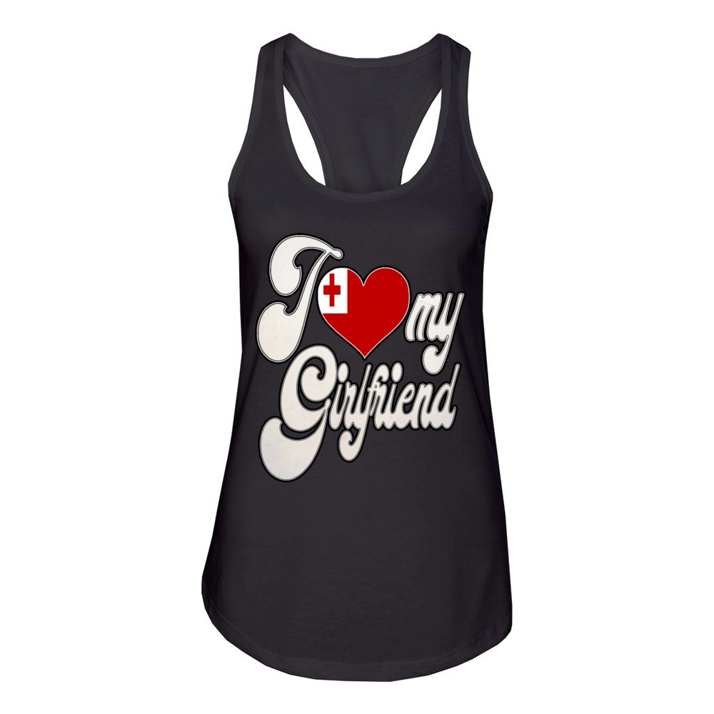TongaI Love My Tongan Girlfriend Women's Racerback Tank