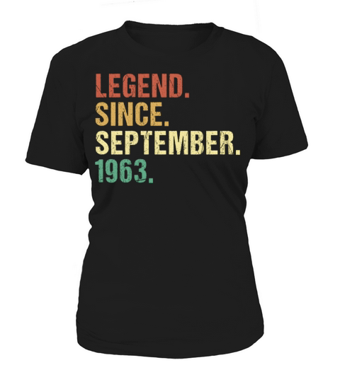 Legend Since September 1963 60Th 60 Women's T-Shirt