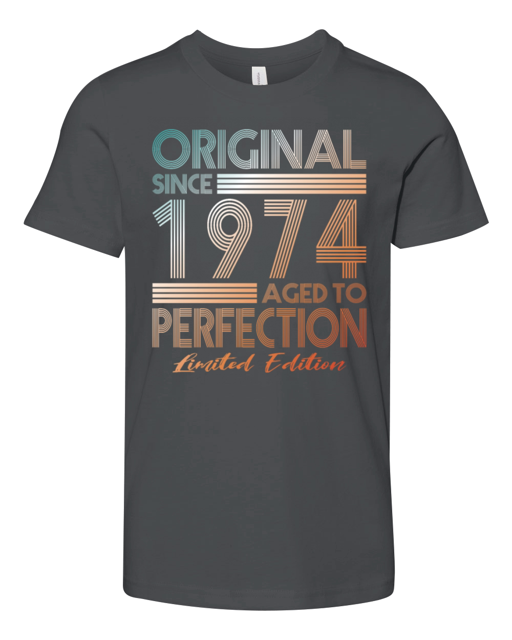 50th birthday vintage 1974 original since 1974 Youth Unisex Jersey Tee