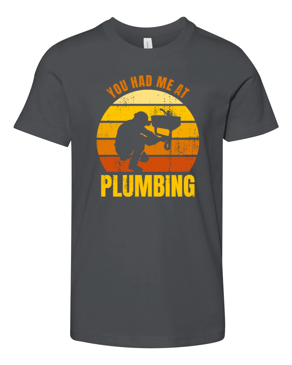 Plumbing Enthusiast Saying Youth Unisex Jersey Tee