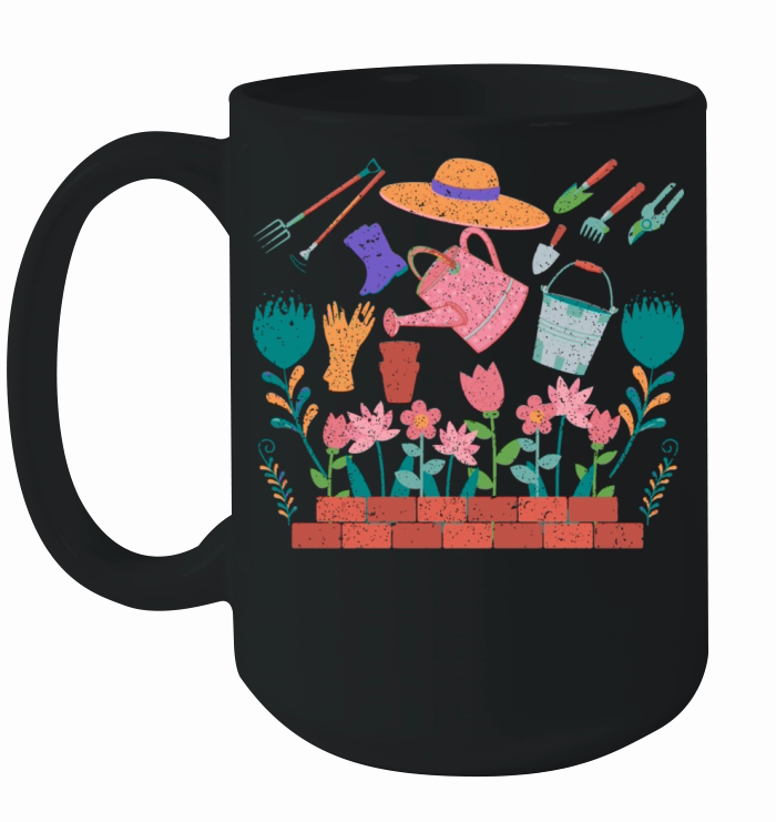 Garden Tools Gardening Ceramic Mug