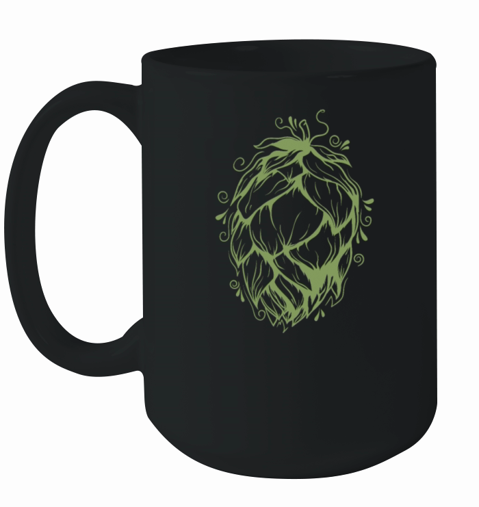 Hops Home brew Beer Ceramic Mug