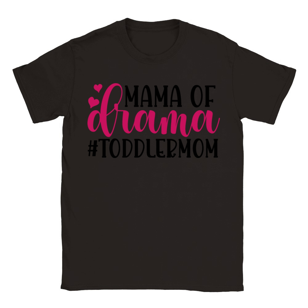 Mama of drama toddler mom Classic Kids Crewneck T-shirt