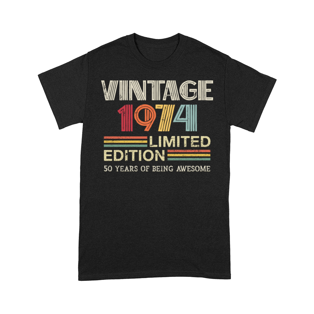 Vintage 1974 Birthday T-Shirt Retro 50th Birthday Comfort T-shirt