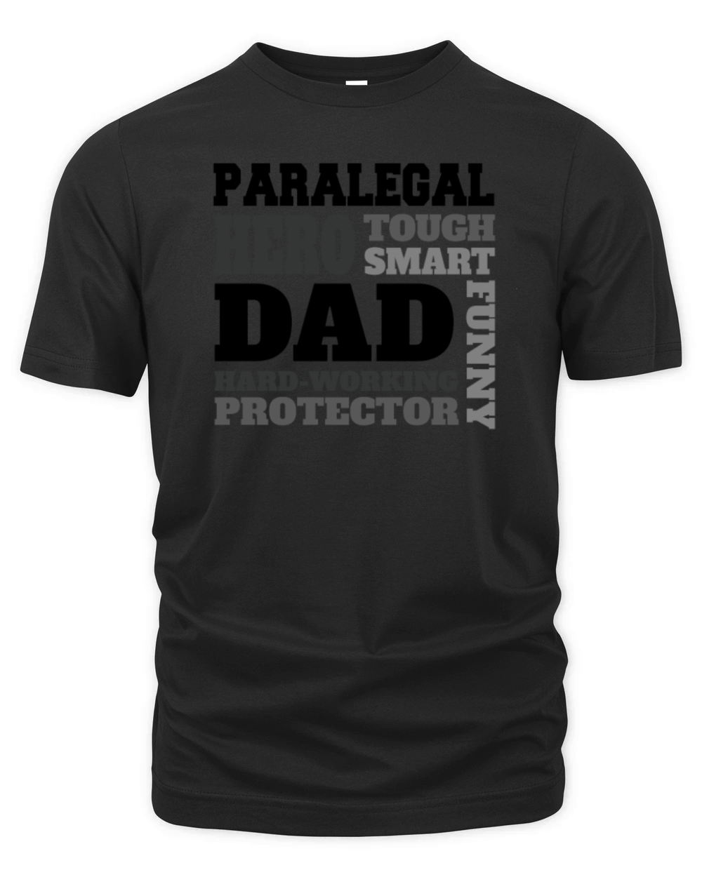 Daddy job funny Quote Dad Paralegal Organic Unisex T-shirt